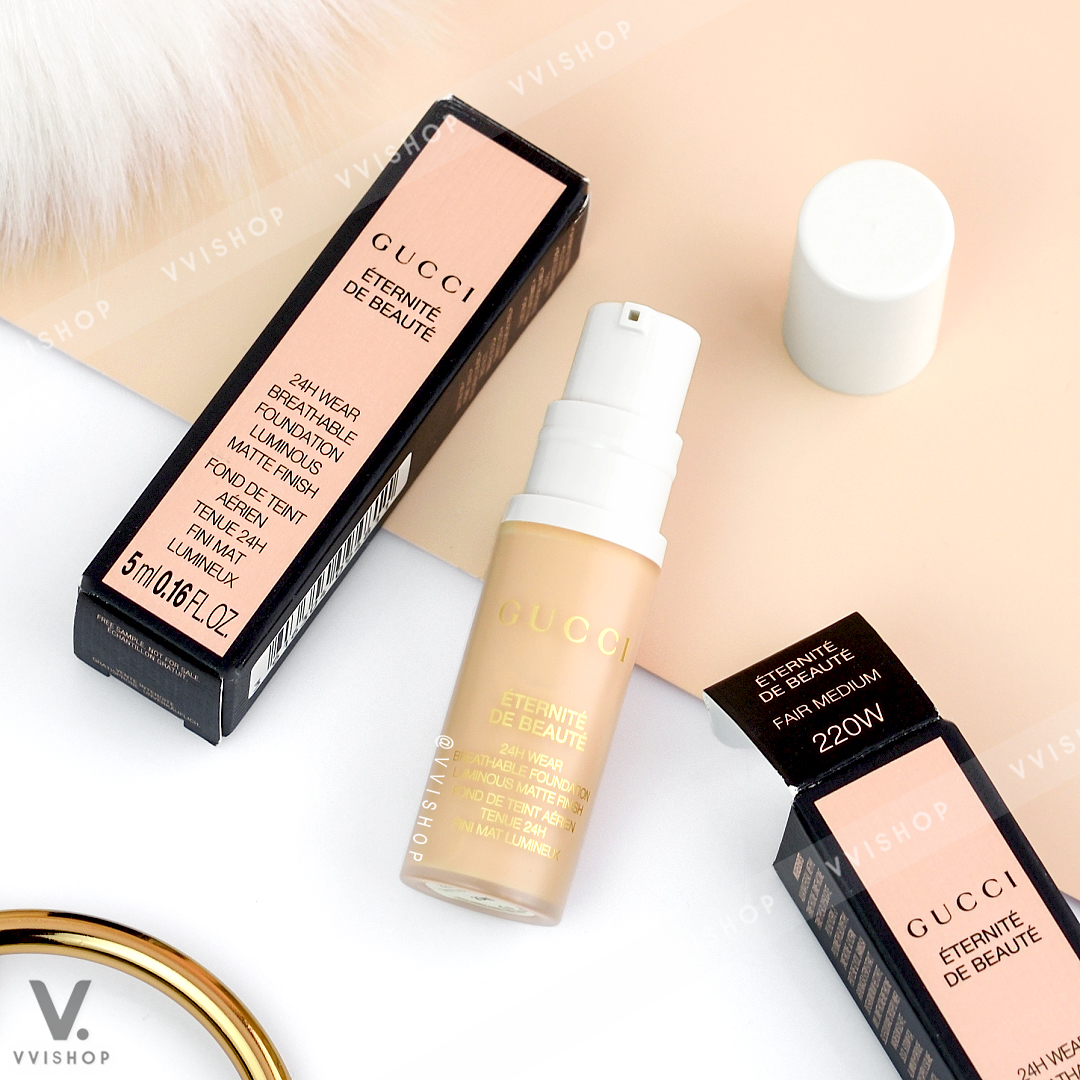 Gucci Eternité de Beauté 24H Wear Breathable Foundation Luminous Matte 5 ml.