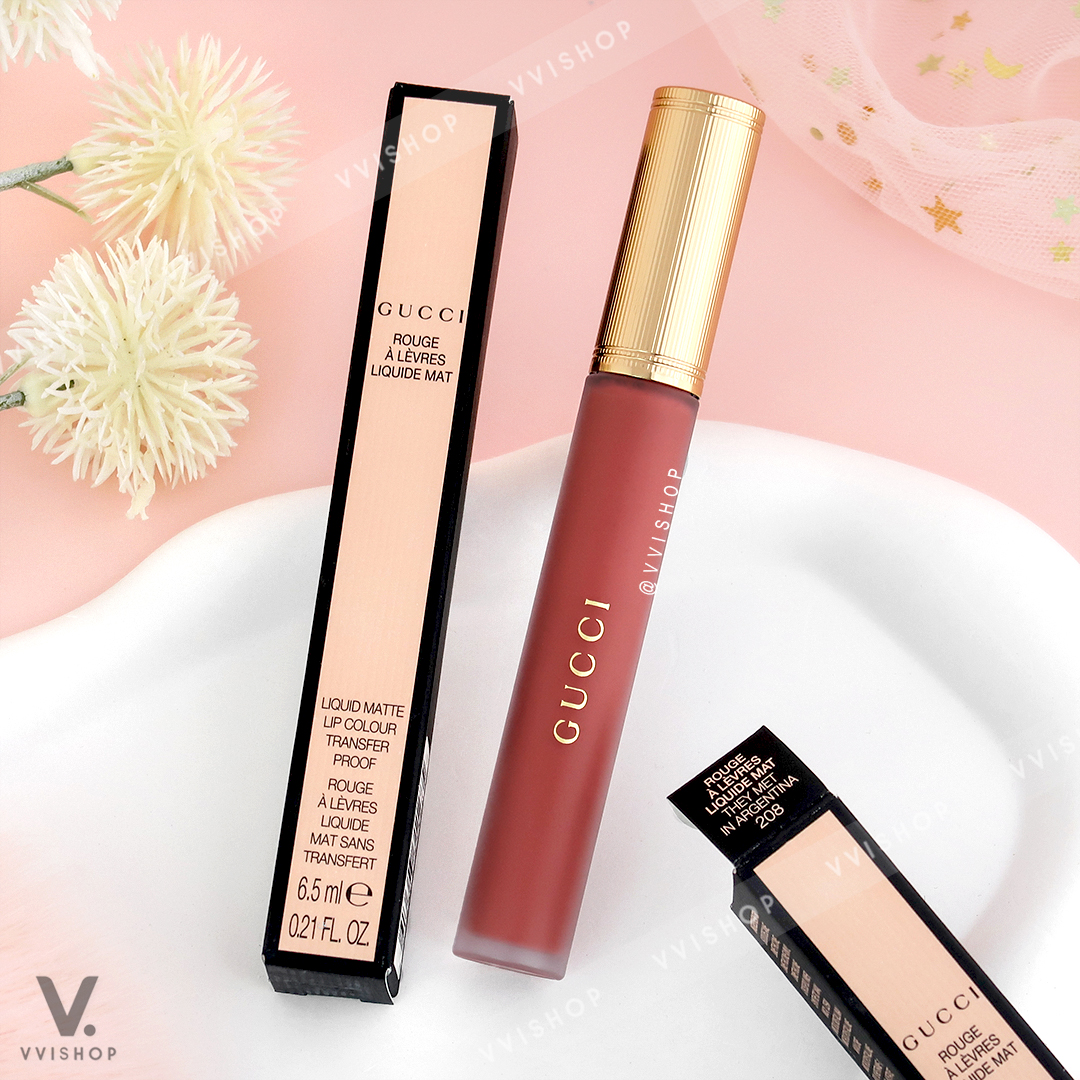Gucci Liquid Matte Lipstick 6.5 ml. : 208 They Met in Argentina